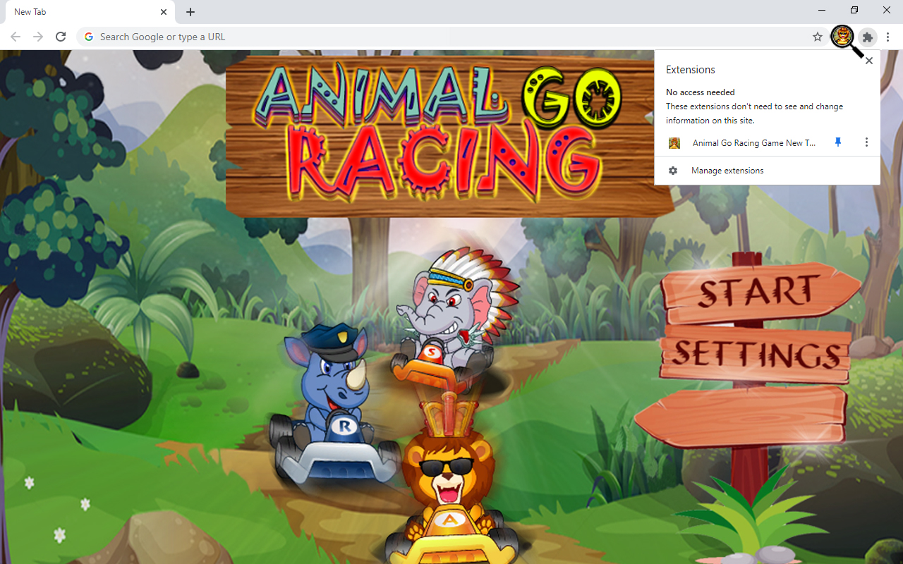 Animal Go Racing Game - Play Online Zillak Games